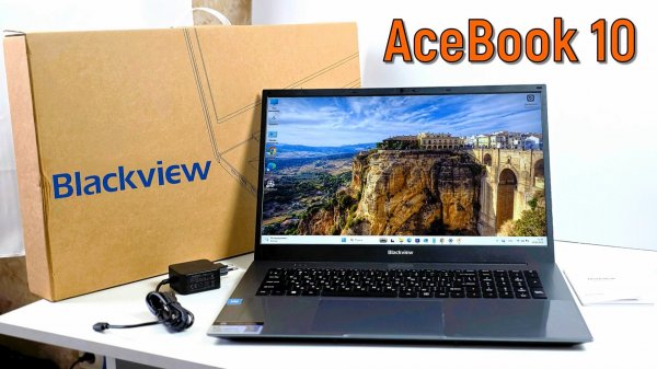 Blackview AceBook 10: ГИГAНТСКИЙ офисный ноутбук!