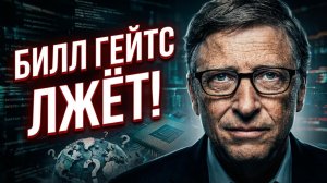 🔍📉 Сабрина Сальвати | Гейтс попался. Эксперты нашли ключевые нестыковки в его публичных заявлениях