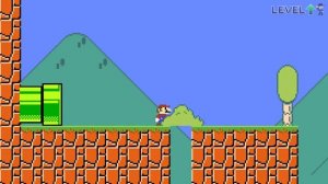Every time Mario jumps the Level gets HARDER!