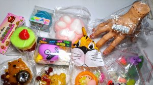 АСМР СКВИШИ 🫶🏻 Таба лапки 🐾 приятные звуки АСМР сквишей и антистрессов 🥰