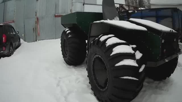 КАРАКАТ, вездеход, болотоход. Обзор. смотреть онлайн