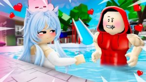 Джей Джей застрял на вечеринке у бассейна! Анимация