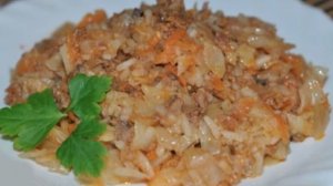 Ленивые голубцы на сковороде. Очень вкусный рецепт.