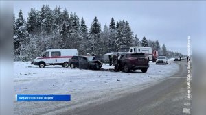 Один человек погиб, пятеро оказались в больнице из-за ДТП под Кирилловом