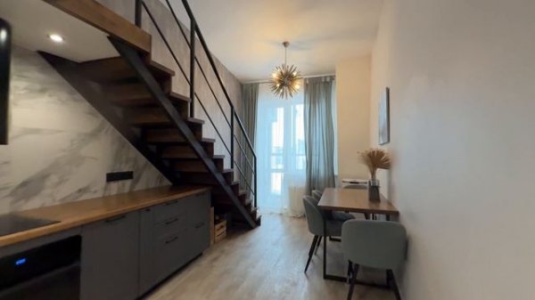 Квартира с дизайнерским интерьером в новом доме в Пушкине