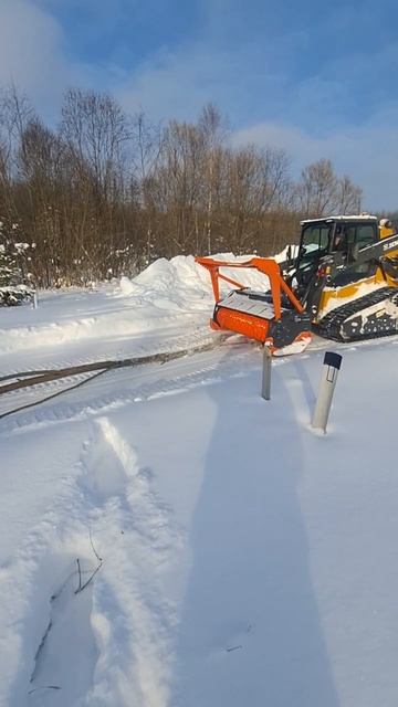 Аренда мульчера на базе мини-погрузчика в Ярославле