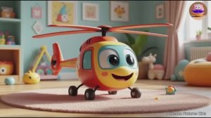 🚁ВЕРТОЛЁТИК‑ЖЖУЖИК: песенка для малышей | Развивающие детские песни. Версия 1