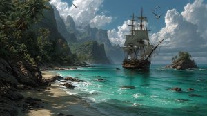 ПИРАТЫ КАРИБСКОГО МОРЯ В ИГРЕ World of Sea Battle