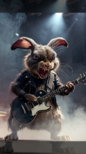 Rock is alive! You play the guitar on the MTV