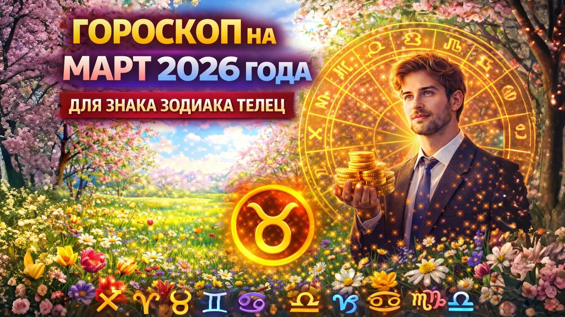 ♉ ТЕЛЕЦ — гороскоп на март 2026 года | Прогноз и предупреждения смотреть онлайн
