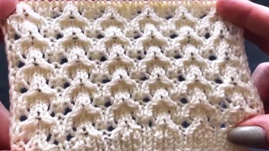 🧶ЛЕГКИЙ ВОЗДУШНЫЙ АЖУРНЫЙ УЗОР СПИЦАМИ🩷 смотреть онлайн