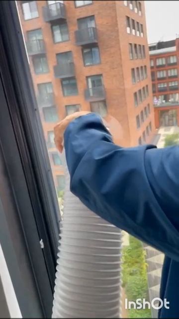 Экран в окно для мобильного кондиционера установка в алюминиевое окно