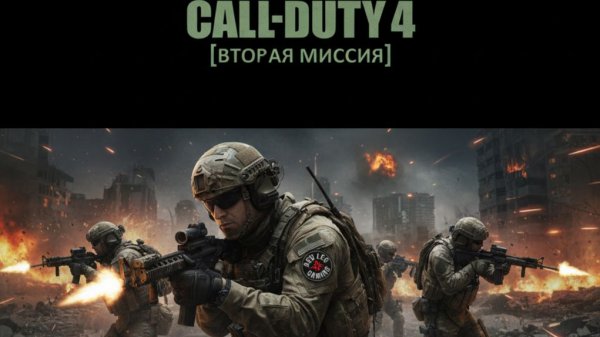Call of Duty 4: Modern Warfare — Вторая миссия | PS5