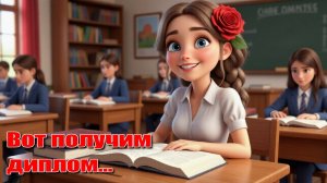 Вот получим диплом... Песни ИИ. #Нейросетьклипы #музыкаИИ #Нейросетьпесни