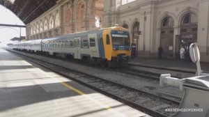 Необычная электричка. Трамвай - Икарус, убийца Номерного и много чего еще... #железнодорожное -84