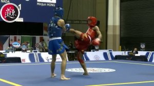 16-й Чемпионат Мира по ушу 2023 года. Фрагменты поединков ушу-саньда. Часть 19