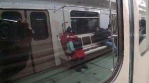 поездка на электропоезде 81-717 Номерной от Динамо до Технопарка