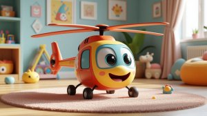 🚁ВЕРТОЛЁТИК‑ЖЖУЖИК: песенка для малышей | Развивающие детские песни. Версия 2