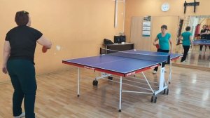 Настольный теннис для пенсионеров Находки