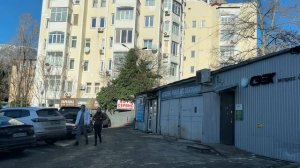 Ялта. По Московской ул. от платана, по Киевской до ост."Октябрь". 28.01.2026. Крым. Crimea. Yalta.