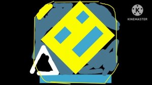 Geometry dash logo(Kinemaster Remake)