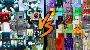 ВАРДЕНЫ ПРОТИВ ГОЛЕМОВ В МАЙНКРАФТЕ