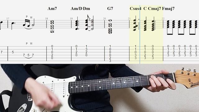 The Beatles - Carry That Weight Guitar Cover With Tab