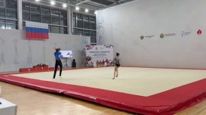 СмП 14+, Симороз Виктория - Куликов Максим, МАУ ДО СШ №1, Балансовое упражнение