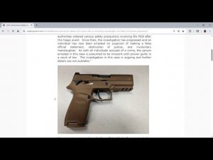 Новости по П320 - все не как казалось, арест в ВВС!