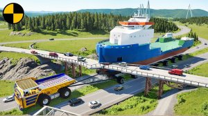 ЭПИЧНЫЕ НЕГАБАРИТНЫЕ и ТЯЖЁЛЫЕ ГРУЗЫ #2 | BeamNG Drive - Эпичные сюжеты в игре