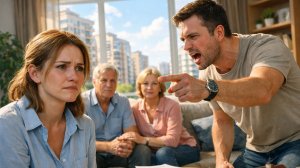 «Закрой рот, тут решают взрослые!» - заявил муж, когда семья обсуждала продажу моей квартиры.