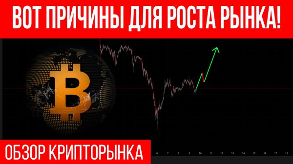 ВОТ КАКИЕ НУЖНЫ ФАКТОРЫ ДЛЯ РОСТА БИТКОИНА | ПРОГНОЗ КРИПТОРЫНКА | Трейдинг с нуля
