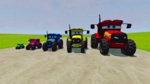 🚜 БОЛЬШОЙ vs МАЛЕНЬКИЙ! 🔥 МУЛЬТИКИ: ТРАКТОР Маквин против ПОЕЗДА