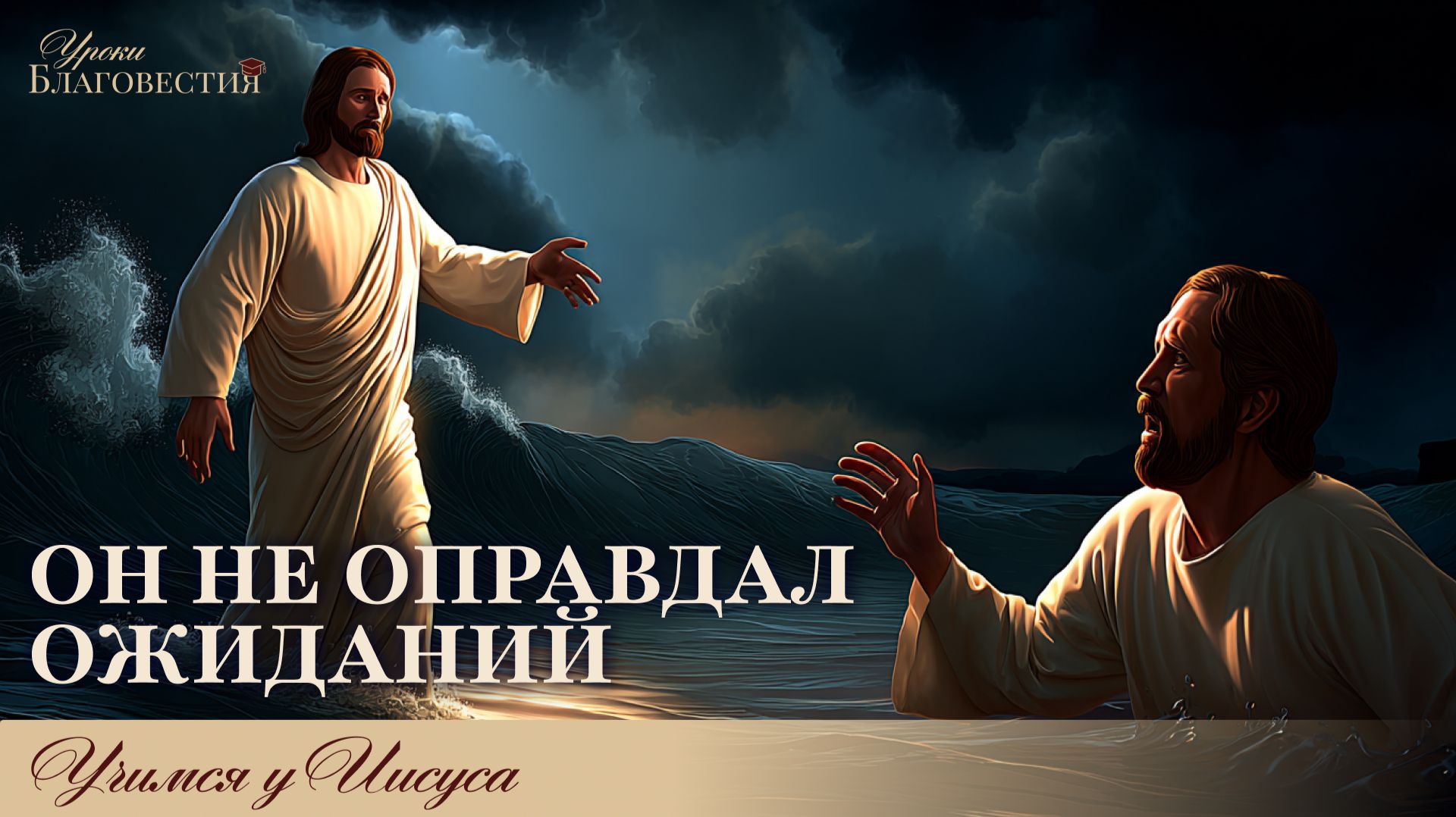 "Уроки благовестия" Урок №5 "Он не оправдал ожидания"