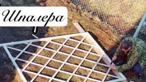 Шпалера своими руками. На даче. Апрель 2021 (архив)