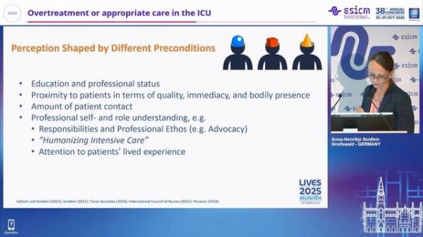 End-of-life Overtreatment or appropriate care in the ICU Anna-Henrikje Seidlein