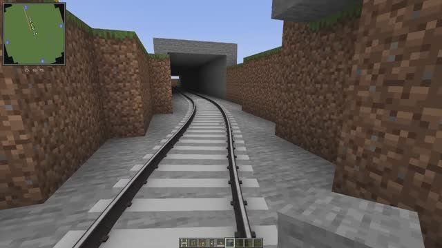 КАК ПОСТРОИТЬ ТОННЕЛЬ В MINECRAFT MTR