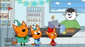 Три Кота! Покупки В Супермаркете! Котята в Магазине!