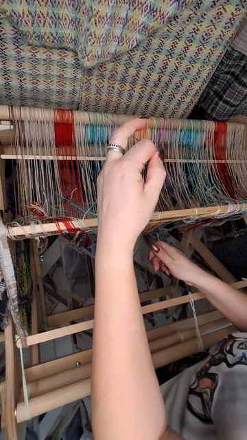 Видео 4 Как привязать основу к планке. Ткачество. Пошагово