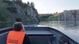 Лодка Swemmer 430 с мотором 15 л. с.