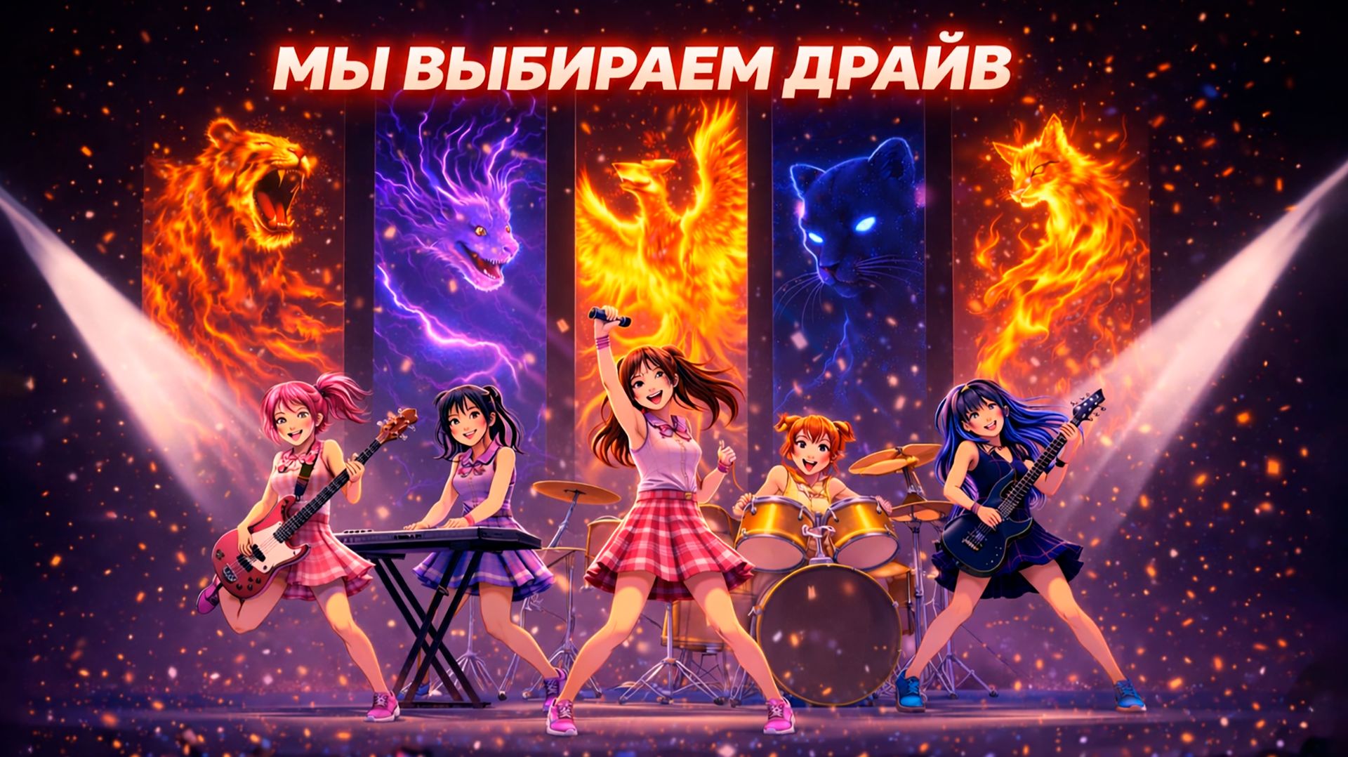 Мы выбираем драйв  - видеотекст песни Мариники Лазаревой