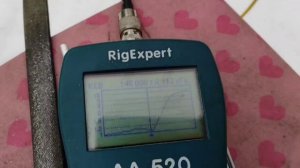 Антенна 5 элементов на 144 МГц широкополосная.