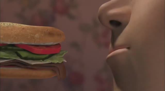 Отрывок из мультфильма Лесная братва (поклонение еде)