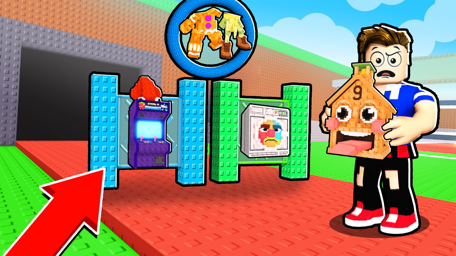 СОЗДАЛ НОВЫЙ СЕКРЕТНЫЙ БРЕЙНРОТ В РОБЛОКС смотреть онлайн