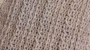 Рельефный узор для пледа №3 . Подробный мк .