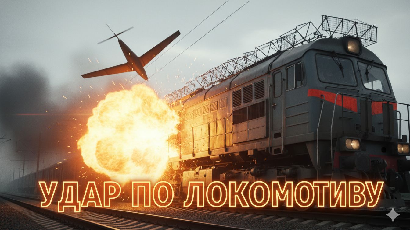 ПОЕЗД В НИКУДА: Русская «Герань» догоняет украинские локомотивы смотреть онлайн