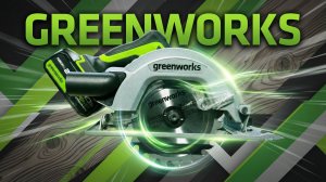 Дисковая аккумуляторная пила Greenworks GD24CS