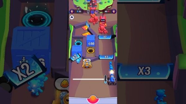 Мощная прокачка персонажей и базы. Сложные уровни и борьба с конкурентами Mob control