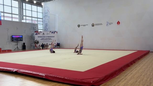 ТР 11-17 лет, Иванова Ксения-Пилюгина Екатерина-Светлакова Полина, МАУ ДО СШ№1,Балансовое упражнение