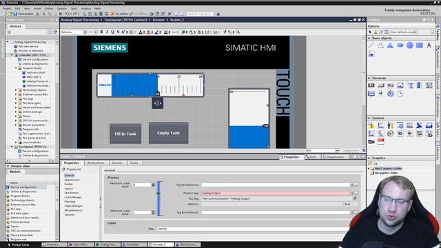 Hegamurl - 017 - TIA Portal - Analog Output Processing. UNSCALING